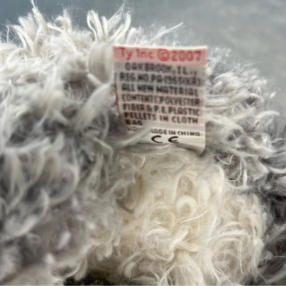 Rare TySilk Beanie Plush Asher Cat - Picture 6 of 6